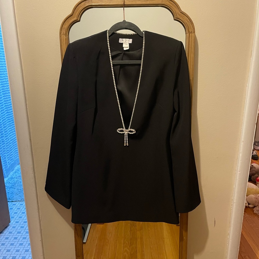 Rumored Black embellished dress